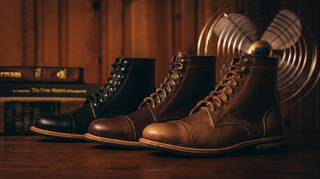 Back for a Limited Time - Plain Cap-Toe Trench Boot