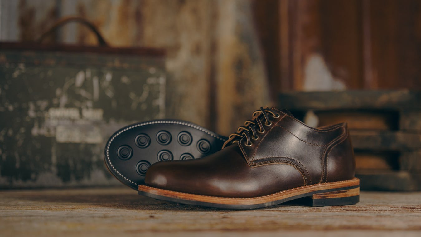 Now in Brown Chromexel - The Trench Oxford